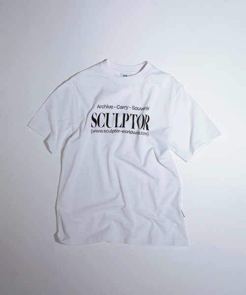 SCULPTOR(スカルプター)の「Classic Logo Tee(Tシャツ/カットソー・レディース・ブラック/ホワイト/ネイビー・MEDIUM/LARGE/SMALL/X-LARGE)」の10枚目の写真