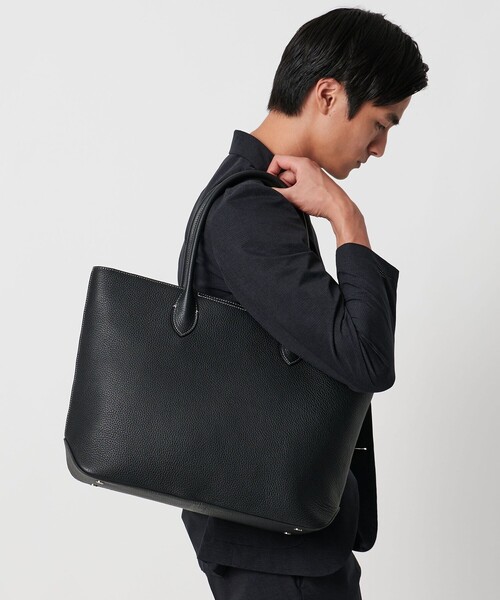 ビューティー＆ユースユナイテッドアローズ トートバッグ レザー A4可 黒 レザー トートバッグ（トートバッグ）｜UNITED ARROWS