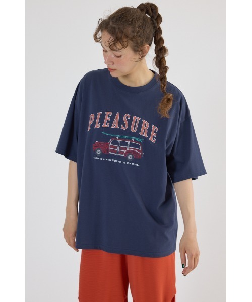 RODEO CROWNS WIDE BOWL(ロデオクラウンズワイドボウル)の「Embroidery motif Tシャツ(Tシャツ/カットソー・レディース・ブラック/イエロー/ネイビー/ホワイト・LARGE/MEDIUM)」の5枚目の写真