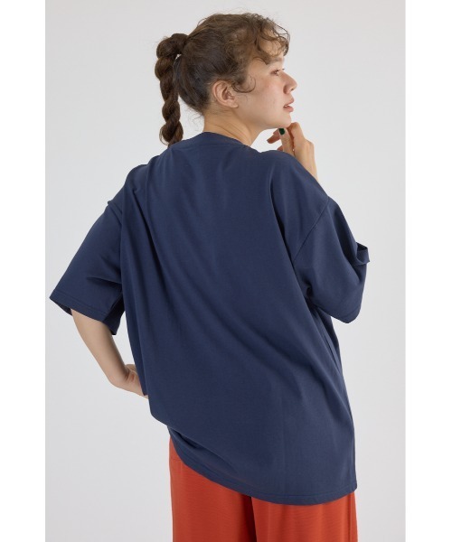 RODEO CROWNS WIDE BOWL(ロデオクラウンズワイドボウル)の「Embroidery motif Tシャツ(Tシャツ/カットソー・レディース・ブラック/イエロー/ネイビー/ホワイト・LARGE/MEDIUM)」の8枚目の写真
