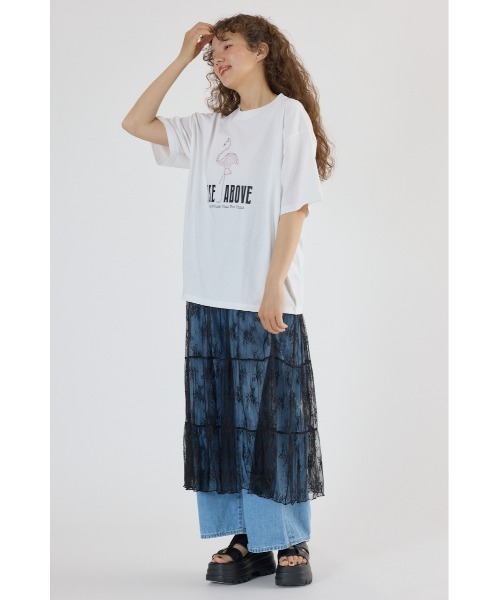 RODEO CROWNS WIDE BOWL(ロデオクラウンズワイドボウル)の「Embroidery motif Tシャツ(Tシャツ/カットソー・レディース・ブラック/イエロー/ネイビー/ホワイト・LARGE/MEDIUM)」の22枚目の写真