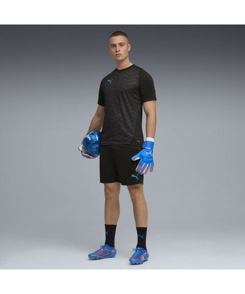 PUMA（プーマ）の「PUMA プーマ メンズ サッカー INDIVIDUALCUP 半袖 シャツ individualCUP Jersey（Tシャツ/カットソー・メンズ・ブラック×ブルー/ブルー系その他2・XX-LARGE/SMALL/MEDIUM/LARGE/X-LARGE）」の9枚目の写真