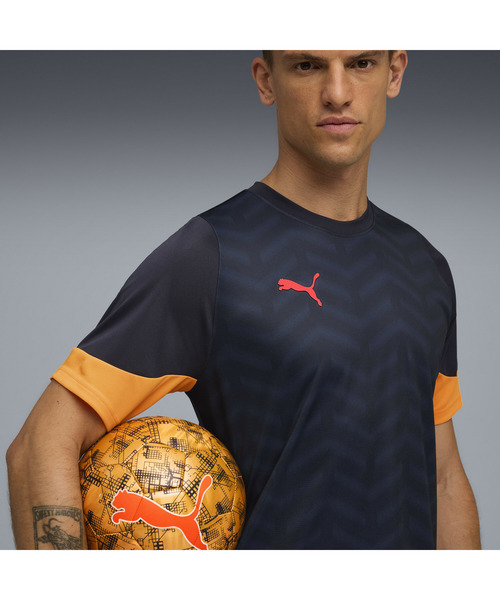 PUMA（プーマ）の「PUMA プーマ メンズ サッカー INDIVIDUALCUP 半袖 シャツ individualCUP Jersey（Tシャツ/カットソー・メンズ・ブラック×ブルー/ブルー系その他2・XX-LARGE/SMALL/MEDIUM/LARGE/X-LARGE）」の17枚目の写真
