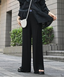 willfully ウィルフリー パラシュートパンツ ブラック WILLFULLY official web store（ウィルフリーコウシキツウハン