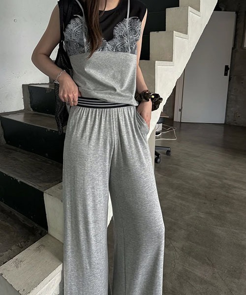 WILLFULLY(ウィルフリー)の「multi jacquard elastic relax PT(その他パンツ・レディース・グレー/ブラウン系その他/ブラック・FREE)」の18枚目の写真