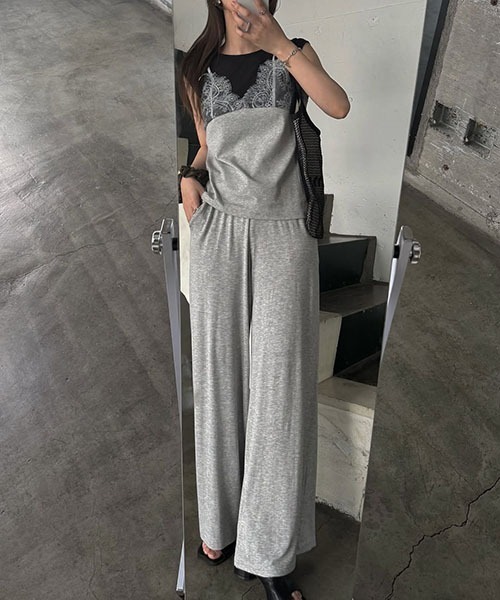 WILLFULLY(ウィルフリー)の「multi jacquard elastic relax PT(その他パンツ・レディース・グレー/ブラウン系その他/ブラック・FREE)」の21枚目の写真
