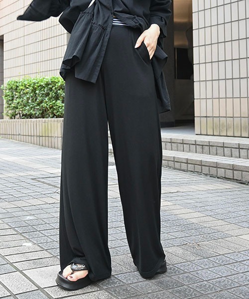 WILLFULLY(ウィルフリー)の「multi jacquard elastic relax PT(その他パンツ・レディース・グレー/ブラウン系その他/ブラック・FREE)」の11枚目の写真