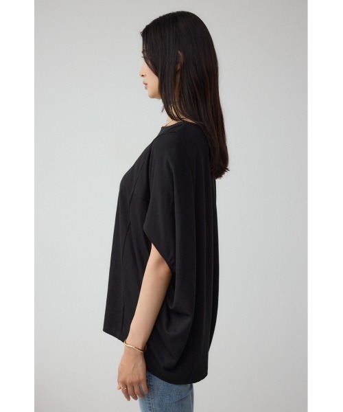 AZUL by moussy(アズールバイマウジー)の「C/T冷感ドルマントップス(Tシャツ/カットソー・レディース・ブラック/ブラック系その他/ライトグレー・FREE)」の15枚目の写真