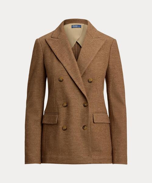 ポロラルフローレン　ダブルブレステッド ヘリンボーン ブレザー ダブルブレステッド ヘリンボーン ブレザー（テーラードジャケット