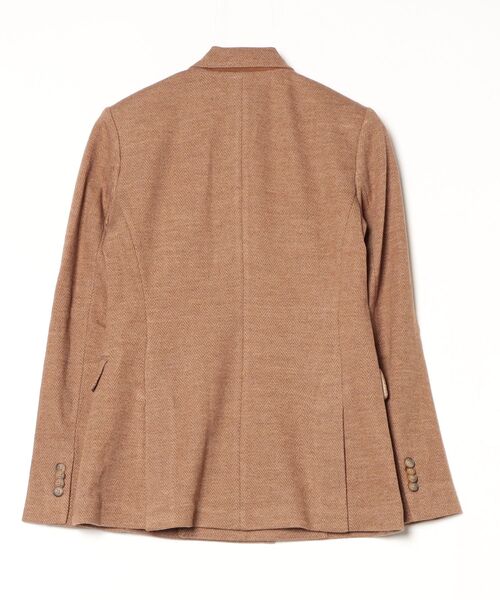 ダブルブレステッド ヘリンボーン ブレザー（テーラードジャケット