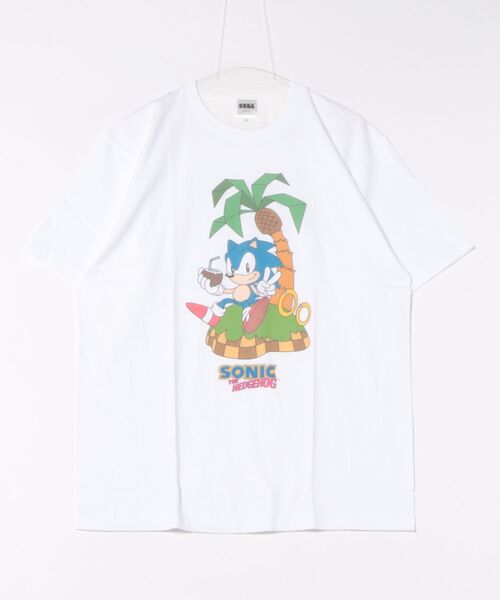 Rendez-Vous(ランデヴー)の「【 SONIC THE HEDGHOG 】 Tシャツ 25S7(Tシャツ/カットソー・レディース・ホワイト/グレー/ライトイエロー・X-LARGE/LARGE)」の1枚目の写真
