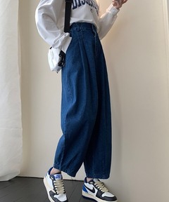 セール】【FARAH/ファーラー】ワンタック ワイドデニムパンツ
