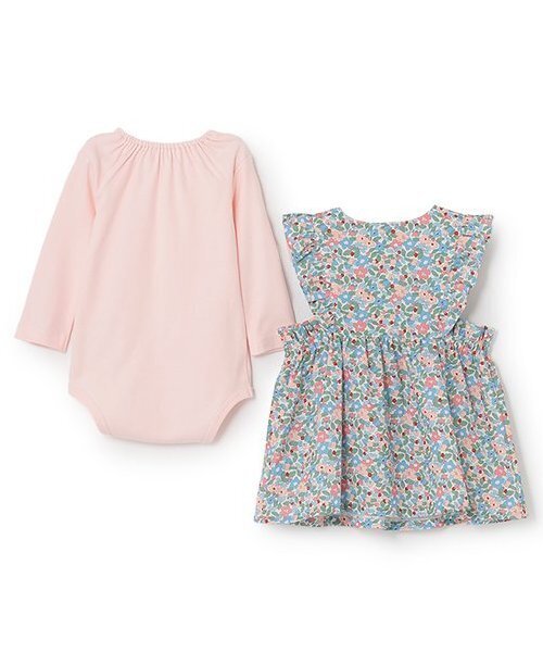 sense of wonder(センスオブワンダー)の「ボディスーツ&ジャンパースカート(ロンパース・キッズ・レモンイエロー/ピンク・70-80cm)」の3枚目の写真