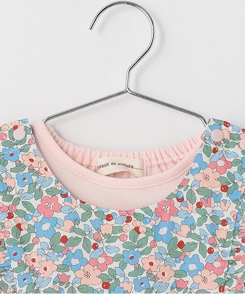 sense of wonder(センスオブワンダー)の「ボディスーツ&ジャンパースカート(ロンパース・キッズ・レモンイエロー/ピンク・70-80cm)」の5枚目の写真