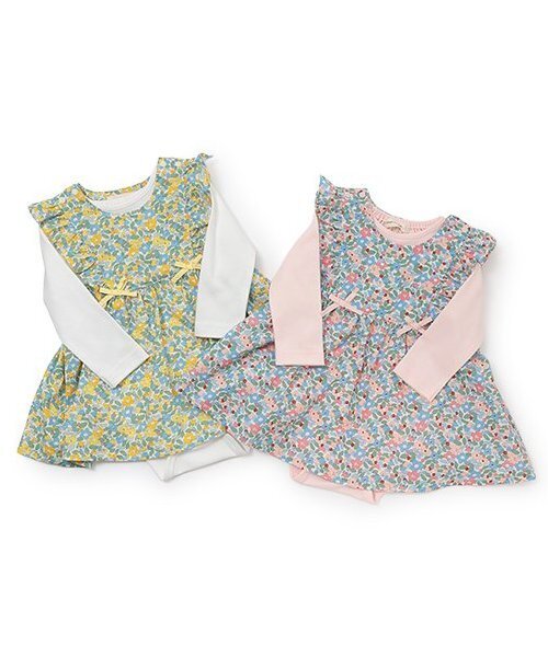 sense of wonder(センスオブワンダー)の「ボディスーツ&ジャンパースカート(ロンパース・キッズ・レモンイエロー/ピンク・70-80cm)」の13枚目の写真