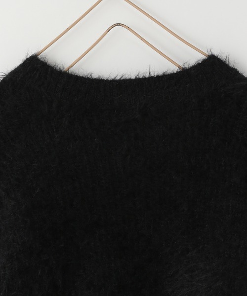 LOWRYS FARM（ローリーズファーム）の「カラーシャギーニットプルオーバー　583893（ニット/セーター・キッズ・ブラック/ピンク/グリーン・110cm/130cm/150cm）」の9枚目の写真