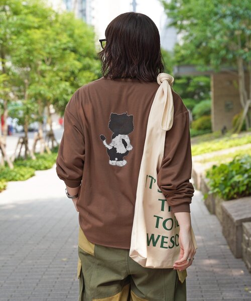 CPCM（シーピーシーエム）の「【ANYMAL】リバーシブルロンT（Tシャツ/カットソー・レディース・ブラック/ホワイト/ブラウン・MEDIUM/LARGE）」の19枚目の写真