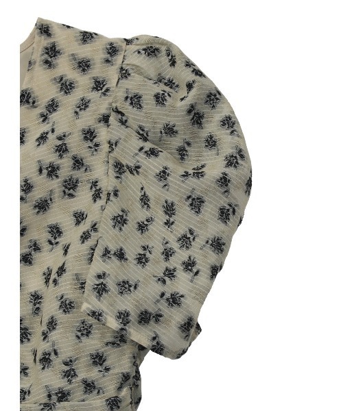 COEL（コエル）の「小花柄ジャガードブラウス（シャツ/ブラウス・レディース・ベージュ/ブラック・FREE）」の19枚目の写真