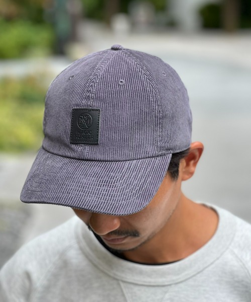 MAGIC NUMBER（マジック ナンバー）の「【MAGIC NUMBER】LEATHER PATCH CORDUROY LOW CAP（キャップ・メンズ・ブラウン/ブラック/ダークグレー・FREE）」の3枚目の写真