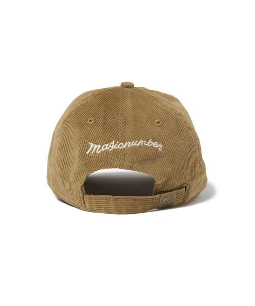 MAGIC NUMBER（マジック ナンバー）の「【MAGIC NUMBER】LEATHER PATCH CORDUROY LOW CAP（キャップ・メンズ・ブラウン/ブラック/ダークグレー・FREE）」の5枚目の写真