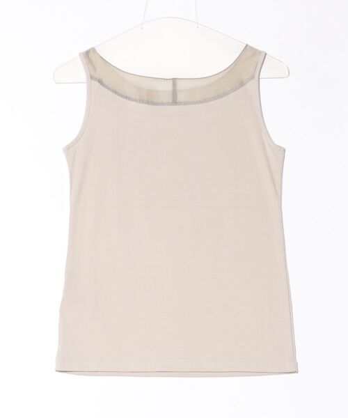 Gready Brilliant（グレディブリリアン）の「布帛ドッキングタンク（タンクトップ・レディース・オフホワイト/ベージュ・38）」の16枚目の写真