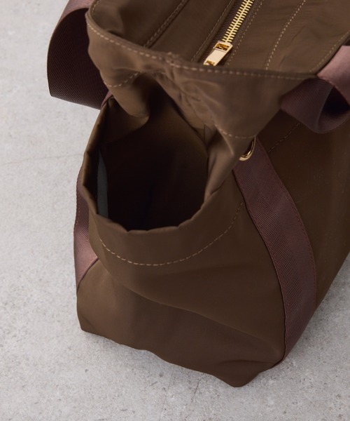 PAPILLONNER（パピヨネ）の「PAPILLONNER/撥水10ポケットトート/強撥水/新色追加（トートバッグ・レディース・ブラック/ダークブラウン/ベージュ・FREE）」の19枚目の写真