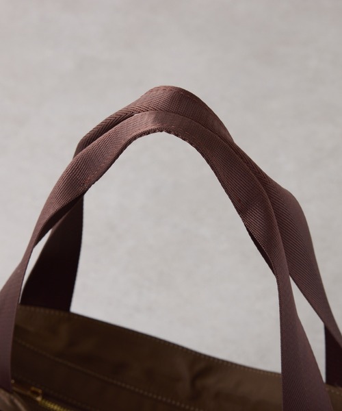 PAPILLONNER（パピヨネ）の「PAPILLONNER/撥水10ポケットトート/強撥水/新色追加（トートバッグ・レディース・ブラック/ダークブラウン/ベージュ・FREE）」の10枚目の写真