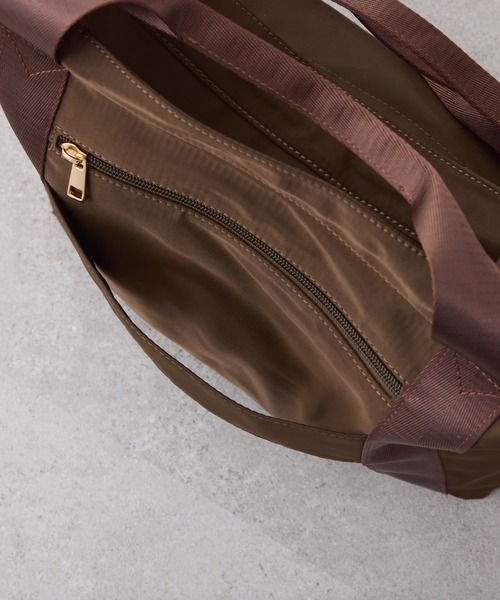 PAPILLONNER（パピヨネ）の「PAPILLONNER/撥水10ポケットトート/強撥水/新色追加（トートバッグ・レディース・ブラック/ダークブラウン/ベージュ・FREE）」の20枚目の写真