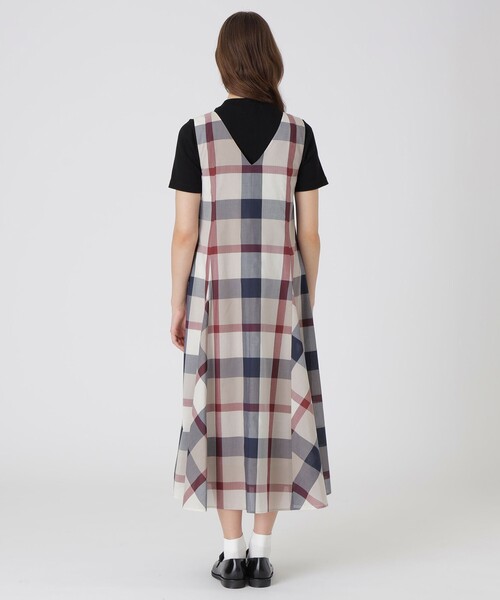 BLUE LABEL ワンピース 限定カラーあり】クレストブリッジチェッククールドライドレス