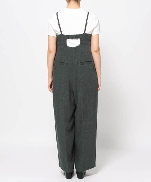 LOWRYS FARM（ローリーズファーム）の「ＴＲキャミサロペ　 455471（サロペット/オーバーオール・レディース・ブラウン/その他/チャコールグレー・FREE）」の8枚目の写真