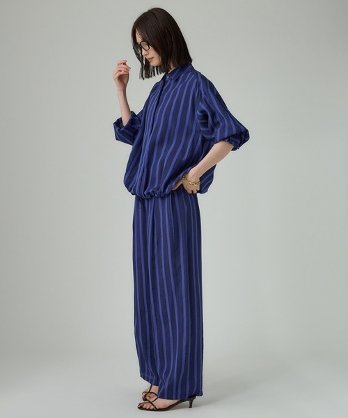 BABYLONE(バビロン)の「キュプラストライプシャツ(シャツ/ブラウス・レディース・イエロー/ブルー・フリー)」の22枚目の写真