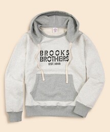 BROOKS BROTHERS（ブルックスブラザーズ）の「コットンフレンチテリー　ステンシルロゴ　アフターフーデッド　スウェットシャツ（パーカー）」
