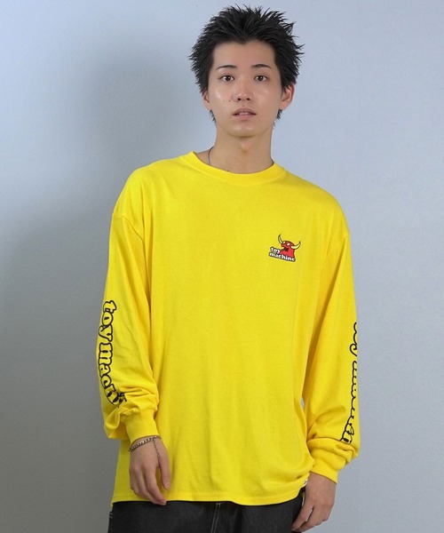 TOY　MACHINE（トイ　マシーン）の「TOY MACHINE/トイマシーン 長袖 Tシャツ ロンT バックプリント 袖プリント ロゴ オーバーサイズ BW CHARCTERS LONG TEE MTMFFLT2（Tシャツ/カットソー・メンズ・ホワイト/ブラック/イエロー・XL/L/M）」の17枚目の写真