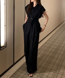 Aelina（エリナ）の「ベルト付きボタンダウンセットアップ（セットアップ）」