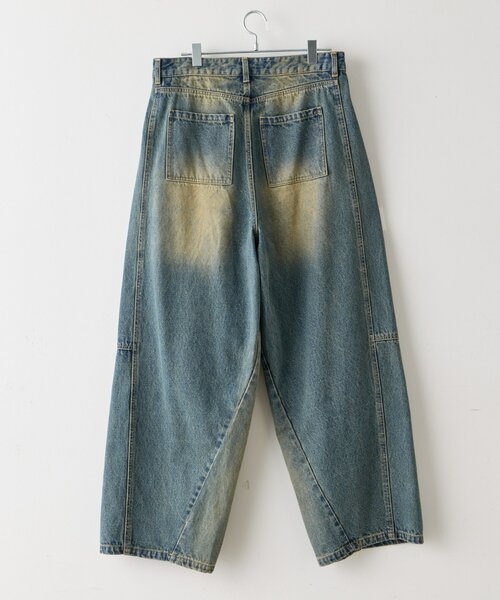 WHIMSIC（ウィムジック）の「【UNISEX/2サイズ展開】ツイストシームデニムパンツ（デニムパンツ・メンズ・ブルー/インディゴブルー・2/1）」の9枚目の写真