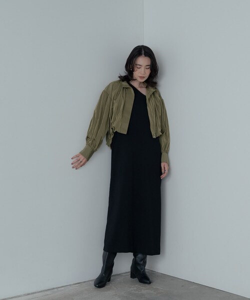 GALLEST（ギャレスト）の「バルーンナイロンブルゾン（ブルゾン・レディース・オリーブ/ブラック・34/38）」の3枚目の写真