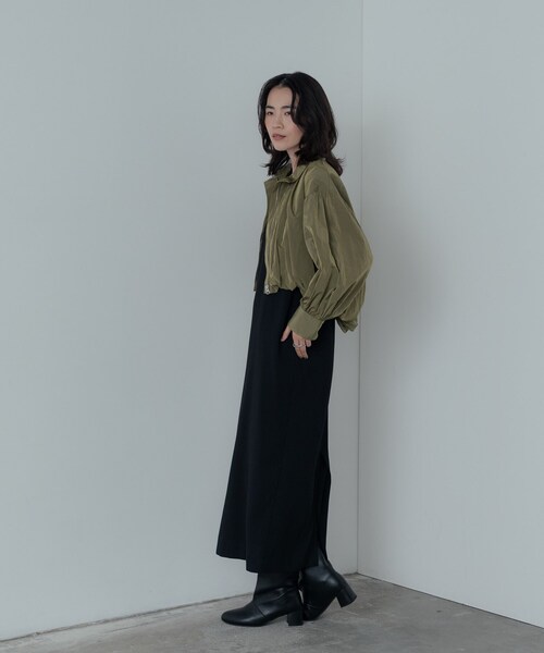 GALLEST（ギャレスト）の「バルーンナイロンブルゾン（ブルゾン・レディース・オリーブ/ブラック・34/38）」の4枚目の写真