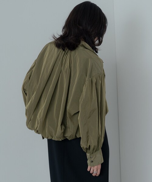 GALLEST（ギャレスト）の「バルーンナイロンブルゾン（ブルゾン・レディース・オリーブ/ブラック・34/38）」の7枚目の写真