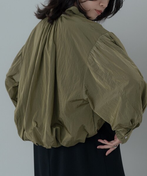 GALLEST（ギャレスト）の「バルーンナイロンブルゾン（ブルゾン・レディース・オリーブ/ブラック・34/38）」の10枚目の写真