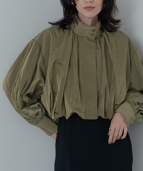 GALLEST（ギャレスト）の「バルーンナイロンブルゾン（ブルゾン・レディース・オリーブ/ブラック・34/38）」の11枚目の写真