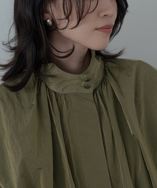 GALLEST（ギャレスト）の「バルーンナイロンブルゾン（ブルゾン・レディース・オリーブ/ブラック・34/38）」の13枚目の写真