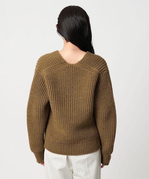 マルゥユナイテッドアローズ　アゼ　プルオーバーニット セール】＜MARW UNITED ARROWS＞Vネック アゼ ニットプルオーバー