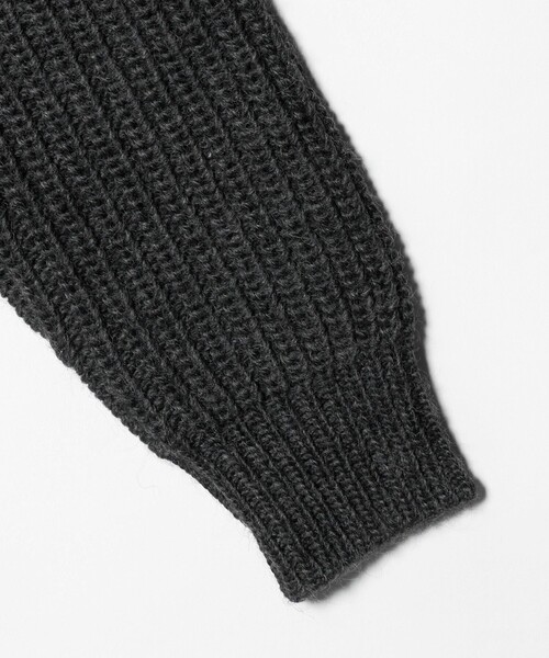 MARW UNITED ARROWS（マルゥ ユナイテッドアローズ）の「＜MARW UNITED ARROWS＞Vネック アゼ ニットプルオーバー（ニット/セーター・レディース・オフホワイト/ダークグレー/モカ・FREE）」の22枚目の写真