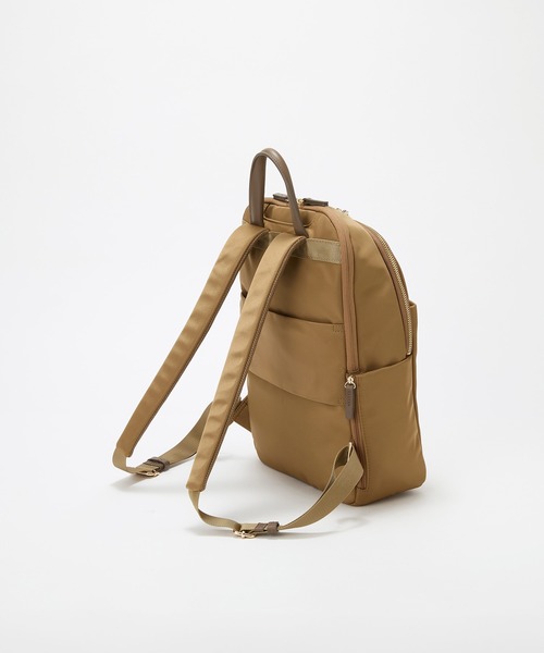 Breath TOPKAPI（ブレストプカピ）の「【Breath TOPKAPI】ナイロン 多機能リュック / 撥水 / PC対応（バックパック/リュック・レディース・ブラック/キャメル・FREE）」の6枚目の写真