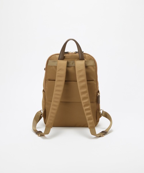 Breath TOPKAPI（ブレストプカピ）の「【Breath TOPKAPI】ナイロン 多機能リュック / 撥水 / PC対応（バックパック/リュック・レディース・ブラック/キャメル・FREE）」の7枚目の写真