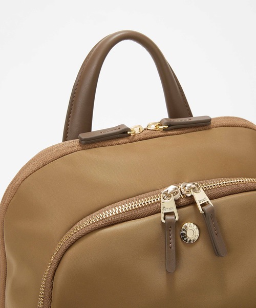 Breath TOPKAPI（ブレストプカピ）の「【Breath TOPKAPI】ナイロン 多機能リュック / 撥水 / PC対応（バックパック/リュック・レディース・ブラック/キャメル・FREE）」の9枚目の写真