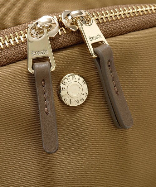 Breath TOPKAPI（ブレストプカピ）の「【Breath TOPKAPI】ナイロン 多機能リュック / 撥水 / PC対応（バックパック/リュック・レディース・ブラック/キャメル・FREE）」の10枚目の写真