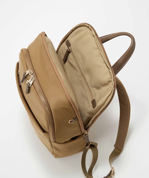 Breath TOPKAPI（ブレストプカピ）の「【Breath TOPKAPI】ナイロン 多機能リュック / 撥水 / PC対応（バックパック/リュック・レディース・ブラック/キャメル・FREE）」の20枚目の写真