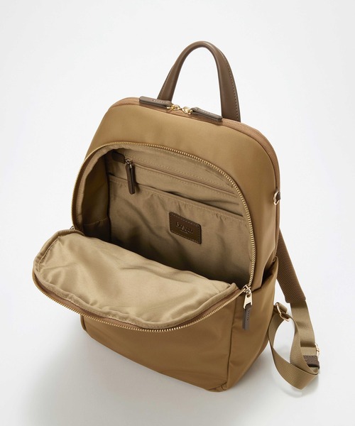 Breath TOPKAPI（ブレストプカピ）の「【Breath TOPKAPI】ナイロン 多機能リュック / 撥水 / PC対応（バックパック/リュック・レディース・ブラック/キャメル・FREE）」の22枚目の写真