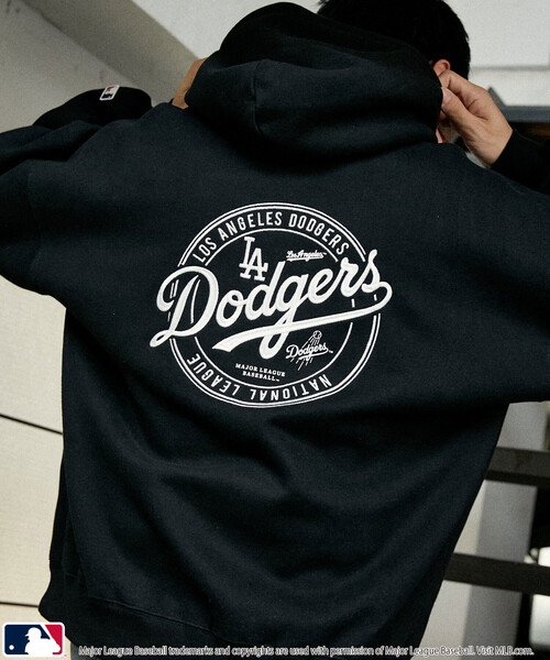 セール】MLB/メジャーリーグベースボール 別注 SWEAT CIRCLE LOGO
